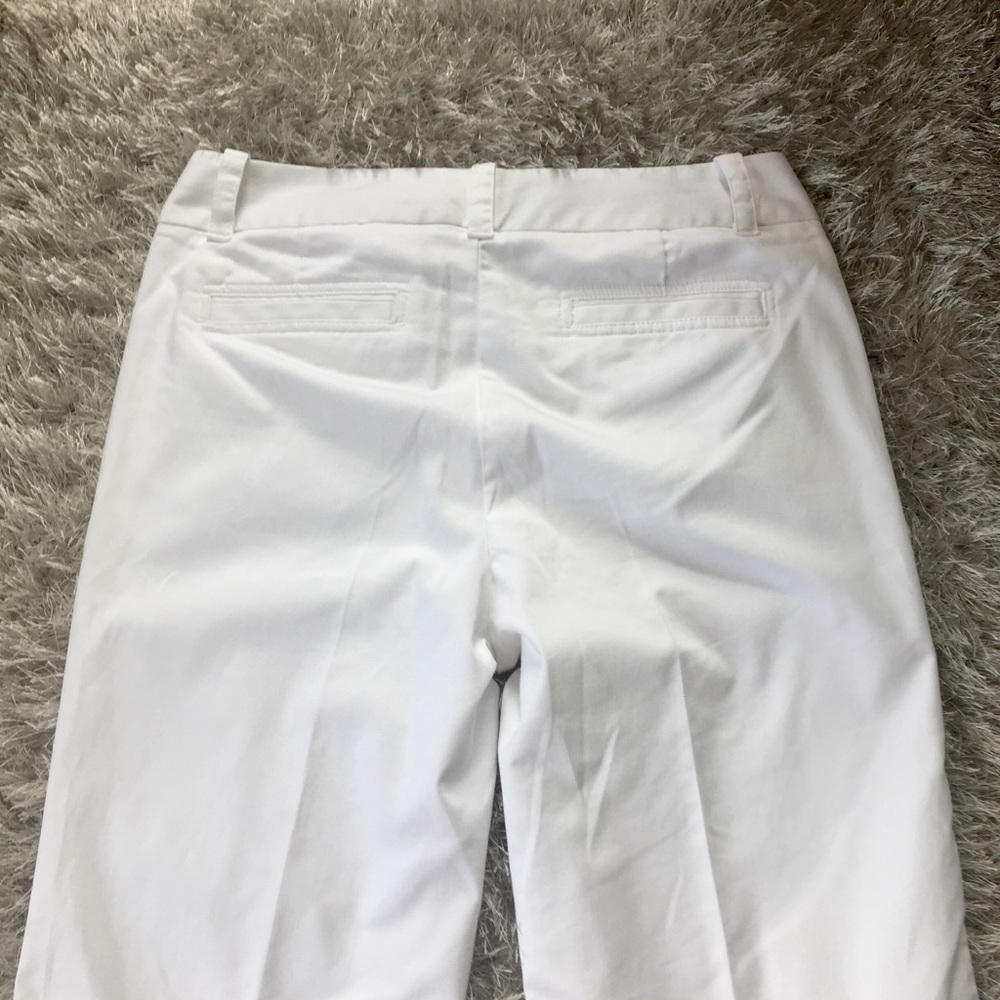 Dockers Dress Casual Career White Capri Pants 10 - Picture 5 of 7